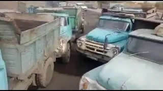 Дефицит угля в Казахстане. Очередь-давка машин за углем