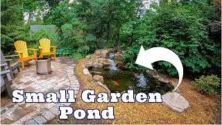 Small GARDEN POND with WATERFALL | Tranquility Pond