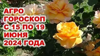 Агрогороскоп с 15 по 19 июня 2024 года. Agrohoroscope from June 15 to June 19, 2024