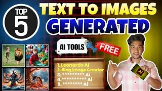 Top 5 Free Ai Text To Image Generator | Text To Image Generate Free Ai Tools (Text To Image Ai Tools