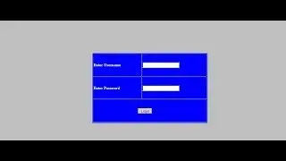 login page using mvc architecture in asp net