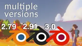 Install/Run different Blender versions AT THE SAME TIME  (2.91, 2.90, 2.79, 2.8, 2.81, 3.0...)