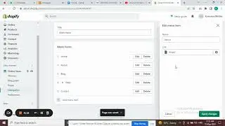 How to link about page to about section in shopify