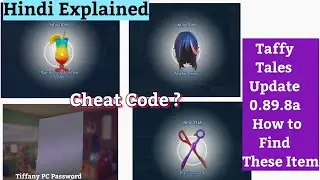 Taffy Tales V 0.89.8a Gameplay ! How to find Hair wig, Tiffany PC Password, Cocktail for Violet