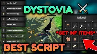 *NEW* DYSTOVIA SCRIPT GUI 🔥 GET INF ITEMS, AUTO FARM MOBS, AUTOFARM CHEST 🔥 Dystovia Hack *PASTEBIN*