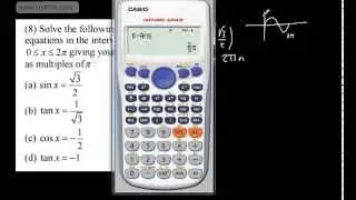 Core 2 - Trigonometry 2  - Introduction to Equations AS Maths A2 mathematics OCR, AQA, Edexcel