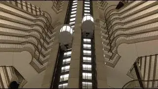 The famous OTIS Glass Elevators at the Marriott Marquis Atlanta GA (high rise elevator 2018)