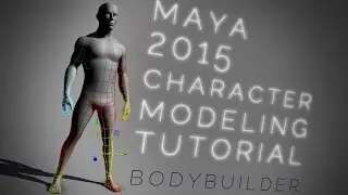 Maya bodybuilder CHARACTER MODELING tutorial