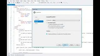 How to publish project in visual studio 2015