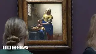 Largest collection of Johannes Vermeer paintings on show in Amsterdam – BBC News