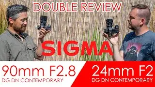 Sigma 24mm F2 and 90mm F2.8 DOUBLE REVIEW!