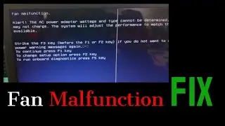 Fan malfuncion | any laptop fan malfucntion | solution free and easy