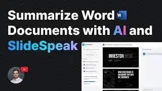 Summarize Word Documents with AI and SlideSpeak