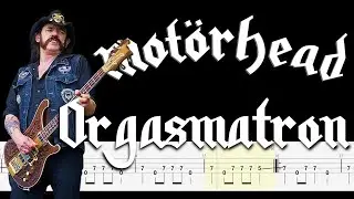 Motörhead – Orgasmatron (🔴Bass Tabs | Notation) @ChamisBass #chamisbass #motorheadbass #basstabs