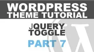 Responsive Wordpress Theme Tutorial - Part 7 - jQuery Toggle Menu