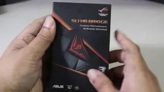 [Unboxing] ASUS ROG HB SLI Aura RGB Bridge / Installed