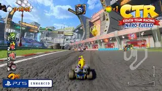 Crash Team Racing Nitro-Fueled / PlayStation 5 4K game boost enhanced gameplay framerate