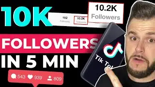 How To Get 10,000 TikTok Followers in 10 Minutes *not clickbait*