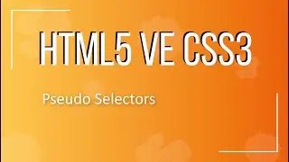 22 - CSS Pseudo Selectors