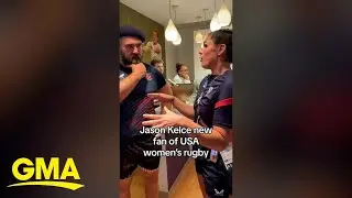 Jason Kelce and Ilona Maher have hilarious conversation about womens rugby