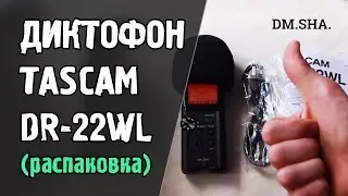 Цифровой диктофон TASCAM DR-22WL (распаковка) | видеоканал DM.SHA.