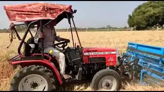 VST SHAKTI Mini Tractor with Front Mounted Reaper. Best Technology for Progressive Farmers.