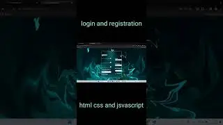 Creating a Modern Login and Registration Form - Step-by-Step | html css js tutorial #javascript #css