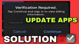 UPDATE APPS || VERIFICATION REQUIRED. Can't update apps on IPHONE/IPAD? || TechLane DIP