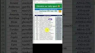 Calculate total when text and numbers are in one cell #excel #exceltips