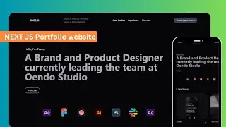 Build and Deploy Stunning Portfolio Website with Next js | next js tutorial 2025