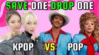 SAVE ONE DROP ONE POP VS KPOP EDITION (KPOP QUIZ 2024)