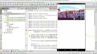 Play Video using Player Fragment with Android Player API in Android Studio 2.1.2