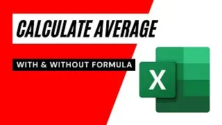 How To Calculate An Average In Excel