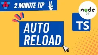 Live Reload TypeScript + NodeJS development flow // 2 minute tip