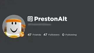 Preston's Secret Alt Account! ( Leaked )