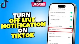 How to Turn Off Live Notifications on TikTok | iPhone & Android