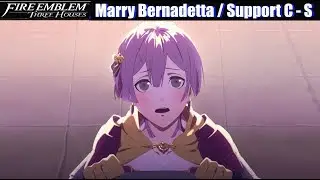 FE3H Marriage / Romance Bernadetta (C - S Support) - Fire Emblem Three Houses