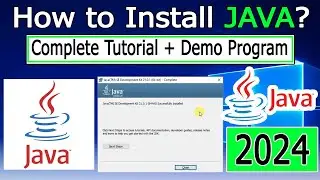 How to Install Java on Windows 10/11 [ 2024 ] with JAVA_HOME | JDK Installation