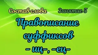 5. Правописание суффиксов -иц-, -ец-