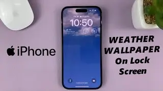 How To Use Weather Wallpaper On Lock Screen Of iPhone