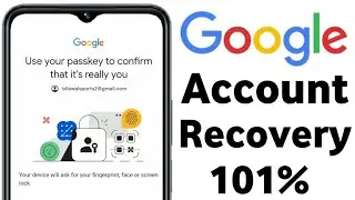 google passkey kya hai || use your passkey to confirm that it’s really you || Gmail recovery 100%