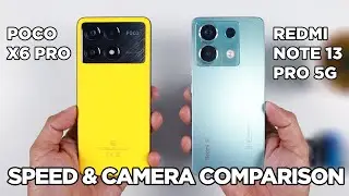 POCO X6 Pro vs Redmi Note 13 Pro 5G SPEED TEST & CAMERA Comparison | Zeibiz