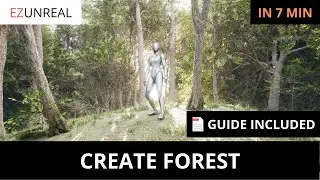 Unreal Engine 5 Tutorial for Beginners: How to Easily Create Forest Environment