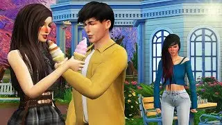 First Crush in High School - Love Story | Sims 4 Machinima