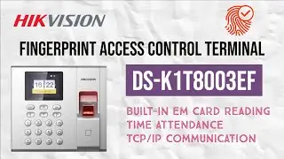 Hikvision DS-K1T8003EF Fingerprint Access Control Terminal - Apex Security Hub