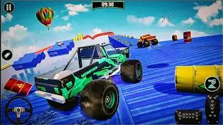 Monster Truck 4x4 Stunts - Mega Ramp Impossible Tracks Driving 3D - Android GamePlay #3