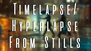 How to make a Timelapse or Hyperlapse video from still images in Premiere Pro CC 2018