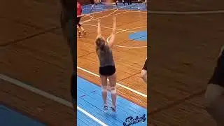 attacking girl#shorts#shots #volleyball #sport #exercise #sokol #supergirl