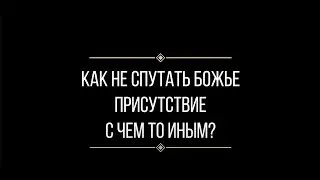 Вопрос: Евгении Ильиных "Как не спутать Святой Дух с другим духом"