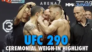 UFC 290 Full Fight Card Faceoffs From Las Vegas